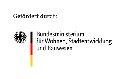 Logo Gefördert durch Bundesministerium für Wohnen, Stadtentwicklung und Bauwesen
