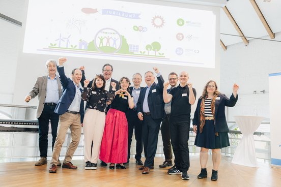 Das Team der ENERGIEregion Nürnberg e.V. freut sich über einen gelungen Abend und auf die nächsten 25 Jahre 