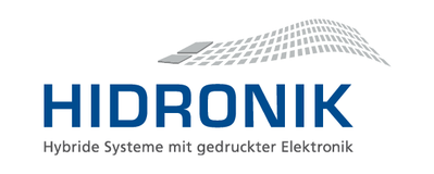 Logo des HIDRONIK-Innovationsnetzwerk: Hybride Systeme mit gedruckter Elektronik