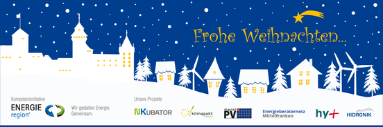 Weihnachtsgrüße der ENERGIEregion Nürnberg e.V.