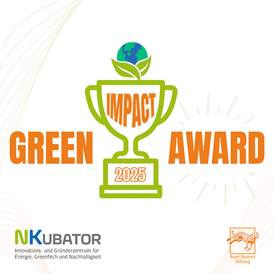 Gemeinsam mit der Aurel Steinert Stiftung vergibt der NKubator den Green Impact Award 2025!