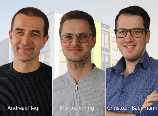 Führen seit Januar 2025 gemeinsam die ENERPIPE GmbH: Andreas Fiegl, Markus Euring, Christoph Bachmann