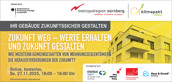 Online-Vortrag: Zukunft WEG – Werte erhalten und Zukunft gestalten.