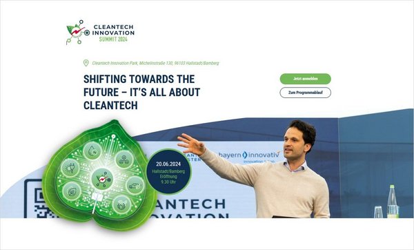 Bild: Screenshot der  Website des «Cleantech Innovation Summit»