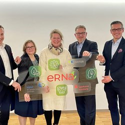 Launch des Nachhaltigkeitsportals eRNa durch Sparkasse Nürnberg, ENERGIEregion Nürnberg e.V. und NKubator - Innovations- und Gründerzentrum für Energie, GreenTech und Nachhaltigkeit