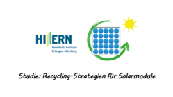 Bild: Grafik ENERGIEregion Nürnberg e.V.: Studie des HI ERN zu Recycling-Strategien für Solarmodule