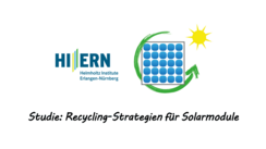 Bild: Grafik ENERGIEregion Nürnberg e.V.: Studie des HI ERN zu Recycling-Strategien für Solarmodule