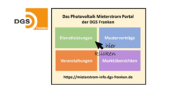 Vorschau: Das neue Photovoltaik Mieterstrom-Portal der DGS Franken