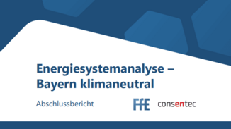 Titelbild Abschlussbericht Energiesystemanalyse – Bayern klimaneutral